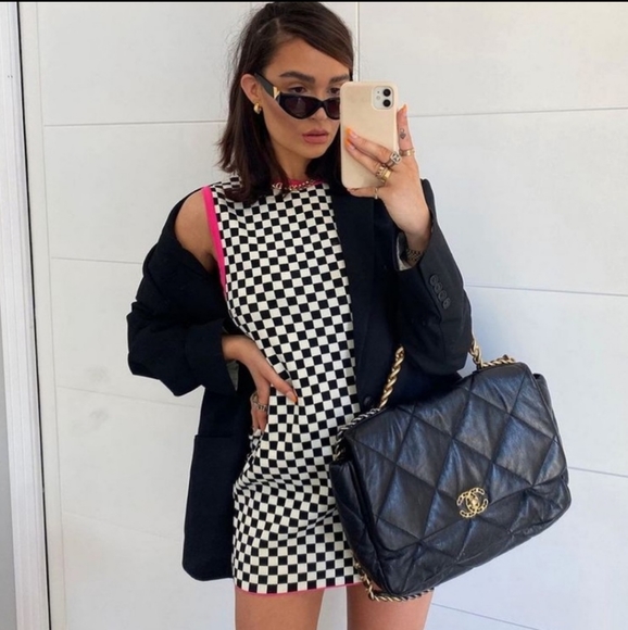 Zara | Dresses | Zara Knit Check Dress 